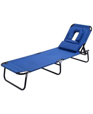 Folding Patio Recliner Lounge Chaise