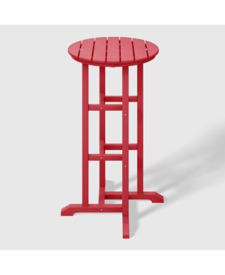 Outdoor Patio Bar Height Table and Bar Stool 4-Piece Dining Set