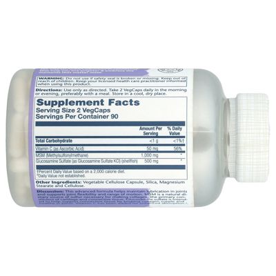 MSM & Glucosamine  -  180 VegCaps