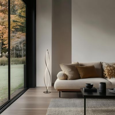 Twist 43" Dimmable LED Floor Lamp