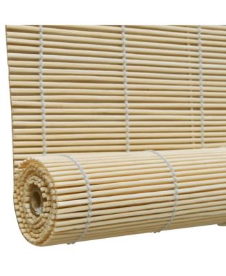 Natural Bamboo Roller Blinds 55.1"x63"