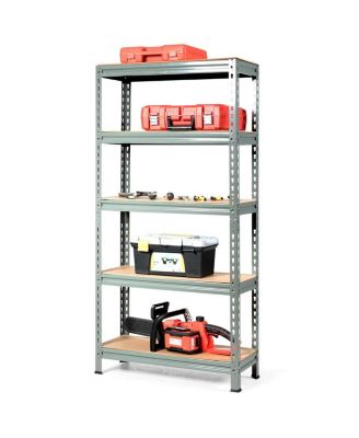 5-Tier Steel Shelving Unit Storage Shelves Heavy Duty Storage Rack