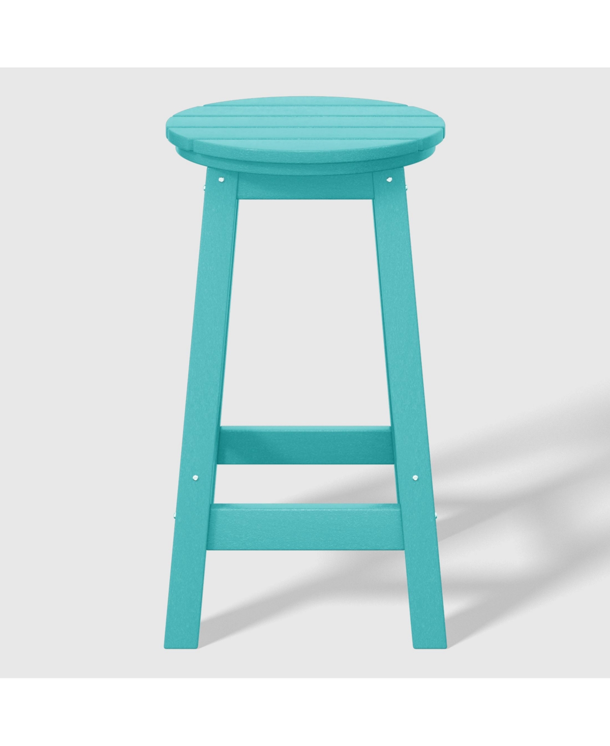 WestinTrends Hdpe Outdoor Patio Round Counter Height Stool Set of 3