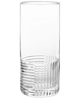 Lia Fluted Highball Glasses, Set of 4, Exclusively at Macy’s