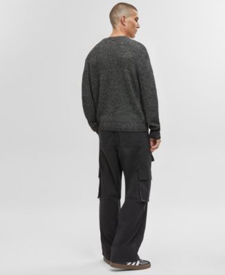 Men's Long-Sleeve Relaxed Crewneck Sweater, Created for Macy's