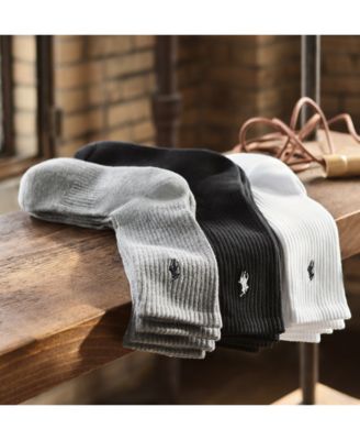 Men's 6-Pk. Performance Sport Crew Socks 