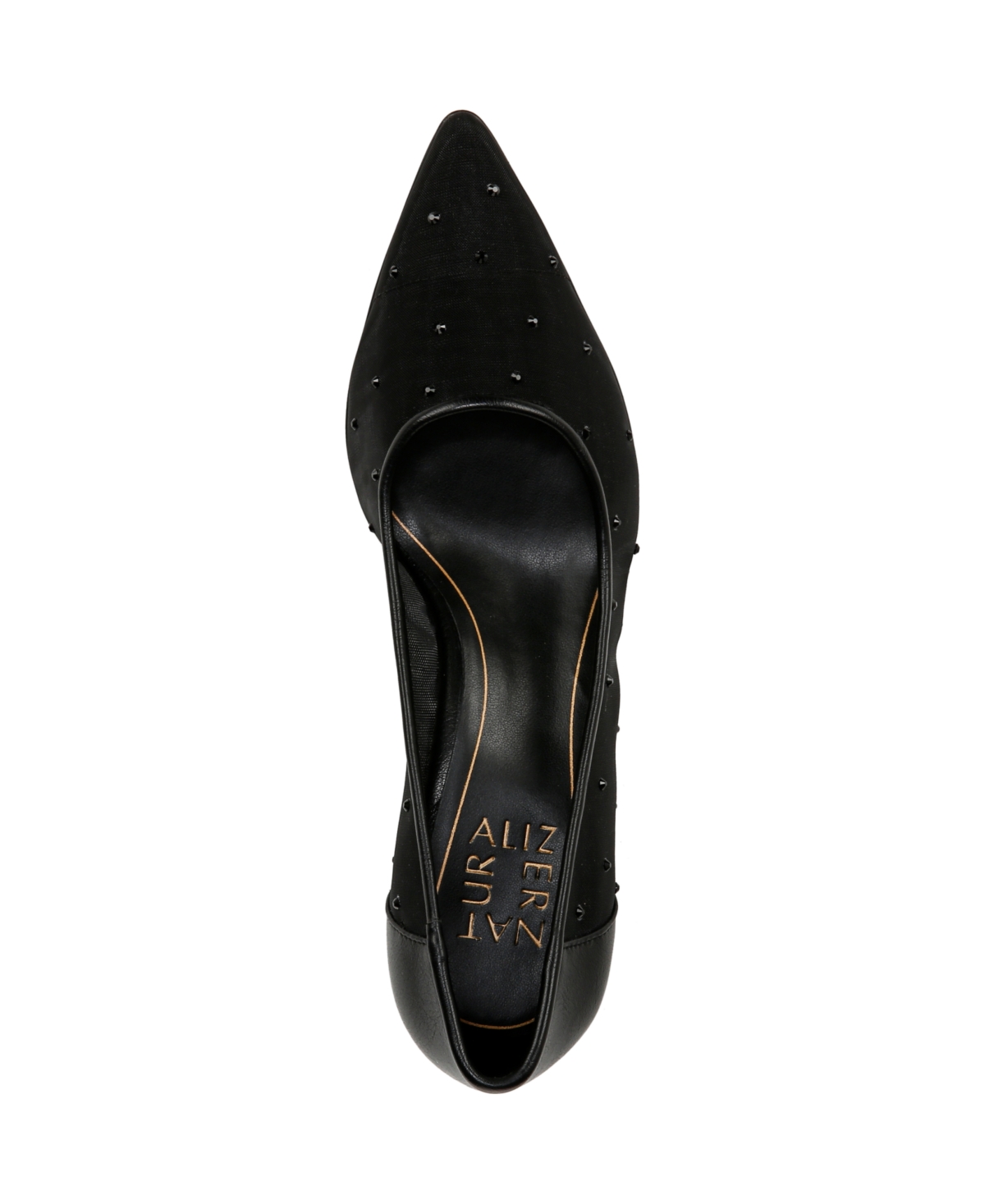 Naturalizer Women's Everly 4 Dress Pumps - Black Faux Leather - Polyurethane /Mesh