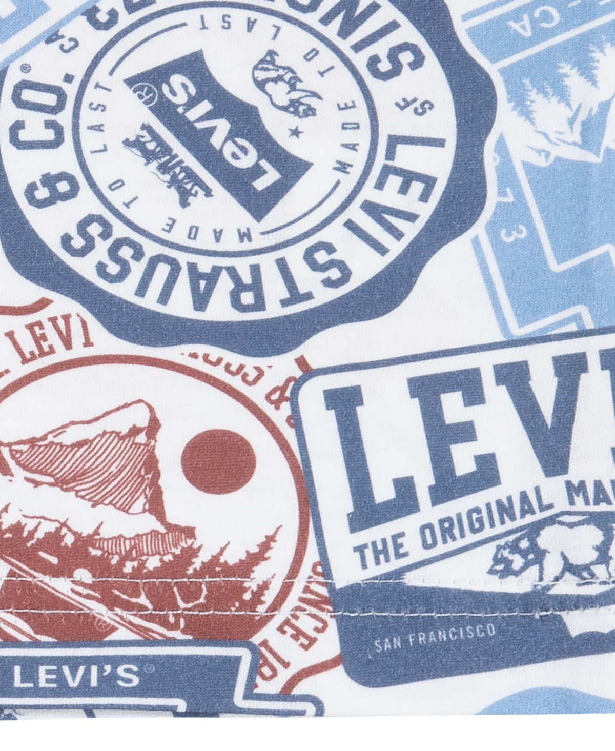 Levi's Big Boys Allover Crest Tee