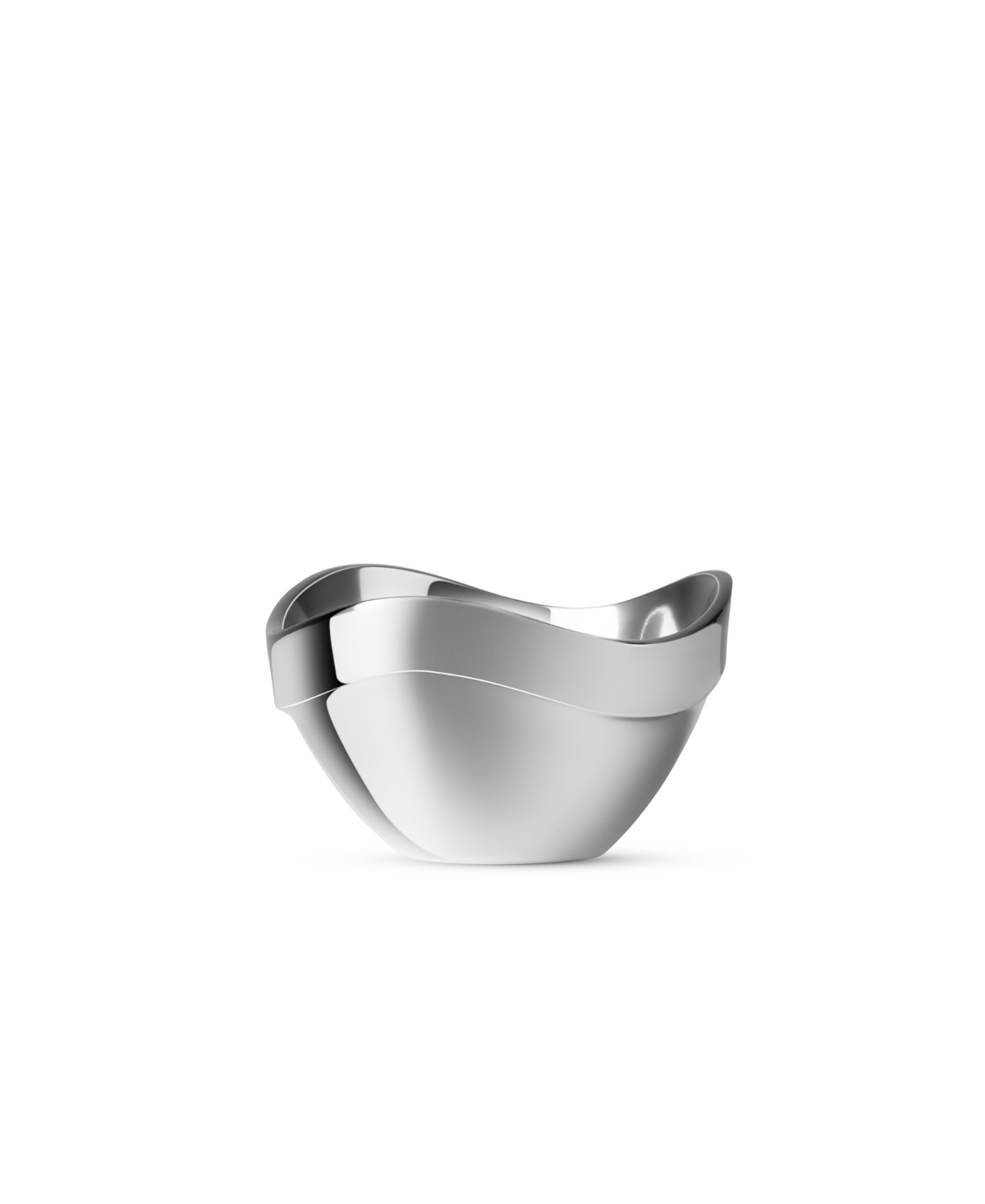 Nambe Billow Nut Bowl In Silver