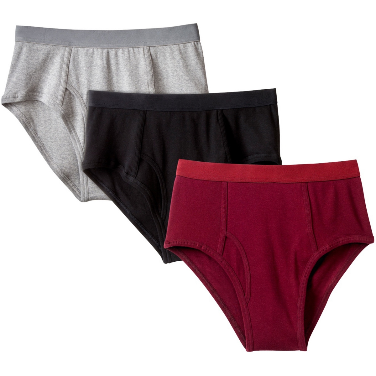 Big & Tall Classic Cotton Briefs 3-Pack - Assorted basic