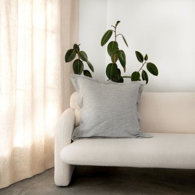 Flanged French Linen Euro Pillow