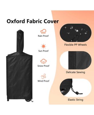 Wood Fire Outdoor Pizza Oven Grill with Pizza Stone and Waterproof Cover