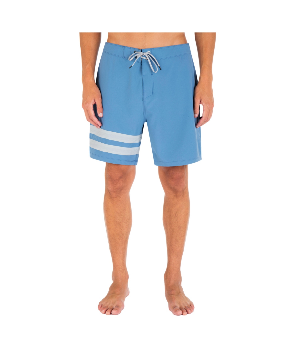 Hurley Men's Block Party 18" Boardshorts In Medium Blue