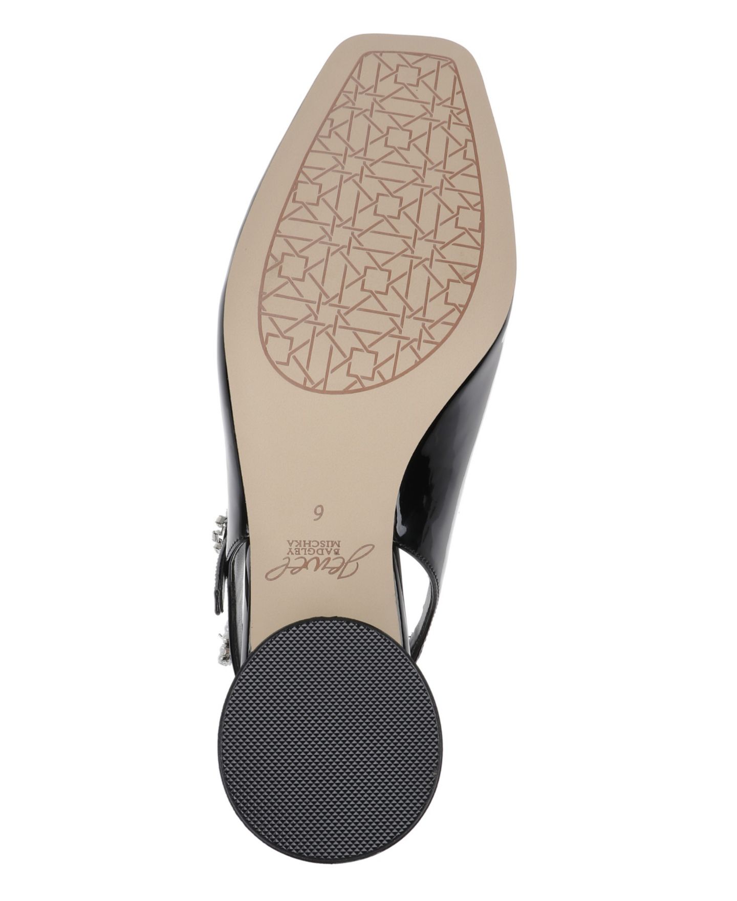 Женские туфли Jewel Badgley Mischka Keilani Maryjane Evening Pumps, цвет: Чёрный лаковый — фото 5