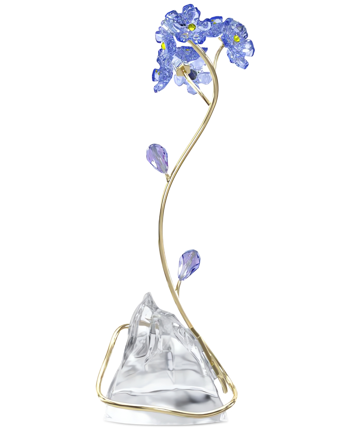 Swarovski Forget-me-not Floral Figurine In No Color