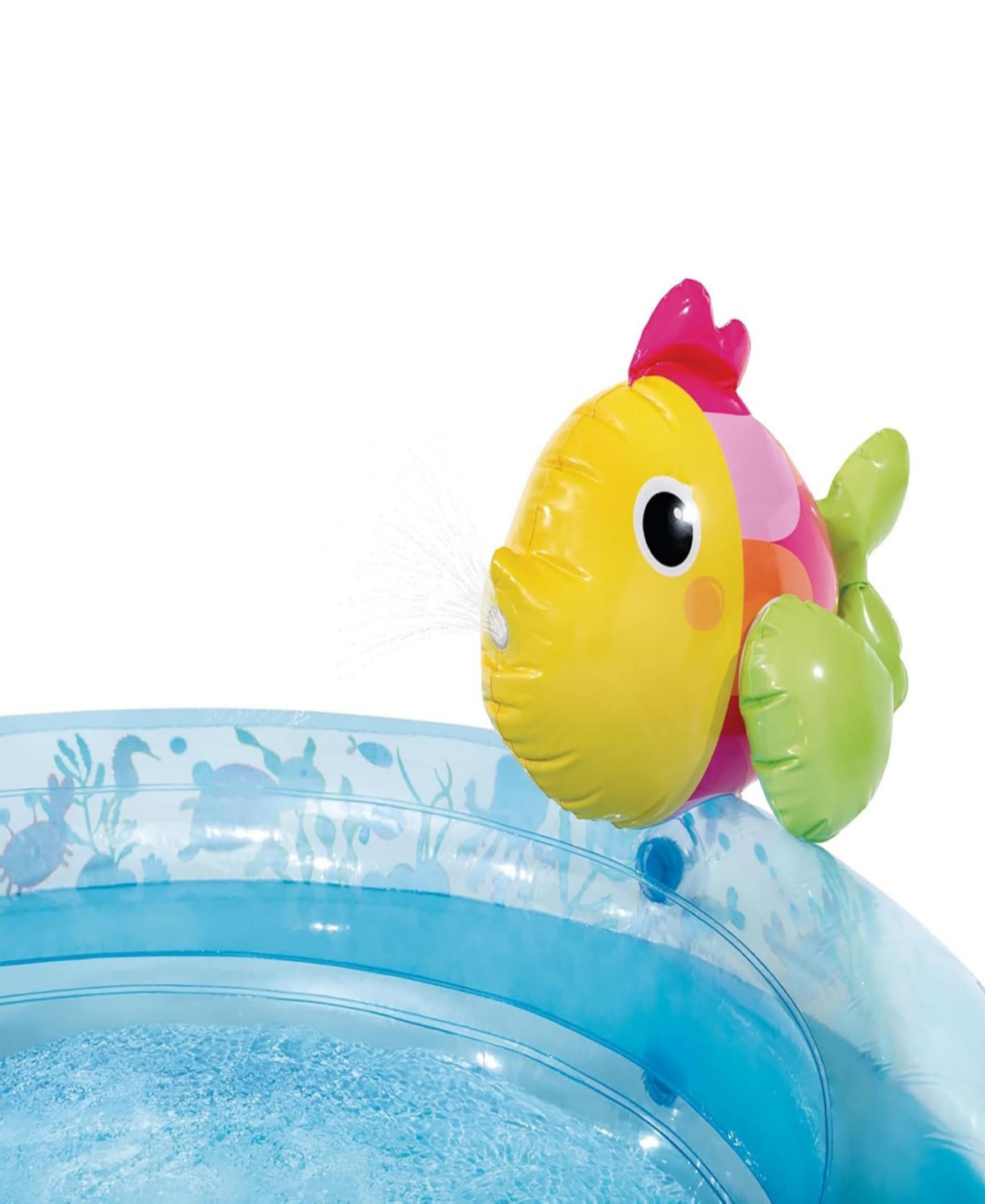 Intex Under The Sea Inflatable Play Center Water Slide In Multi