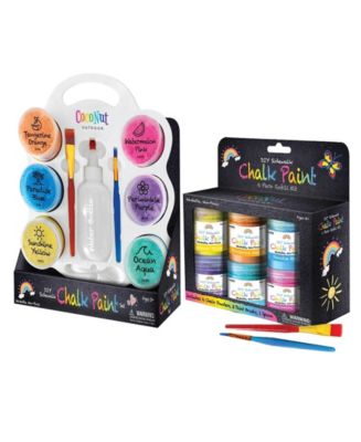 CocoNut Outdoor Chalk Paint Set DIY Sidewalk Chalk Kit 6pk Refill - Macy's