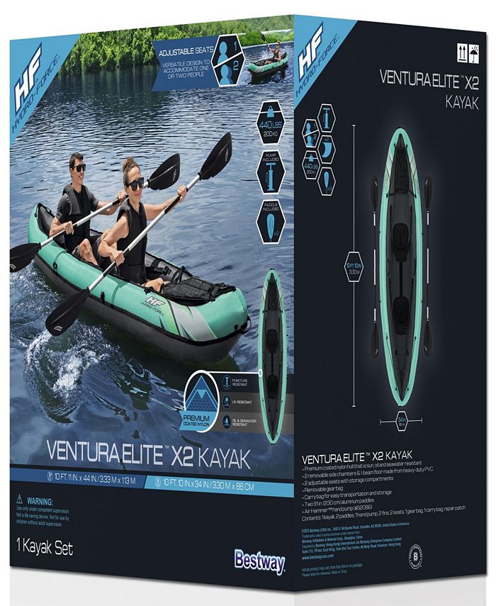 Bestway Hydro-Force Ventura Elite X2 Kayak - Macy's