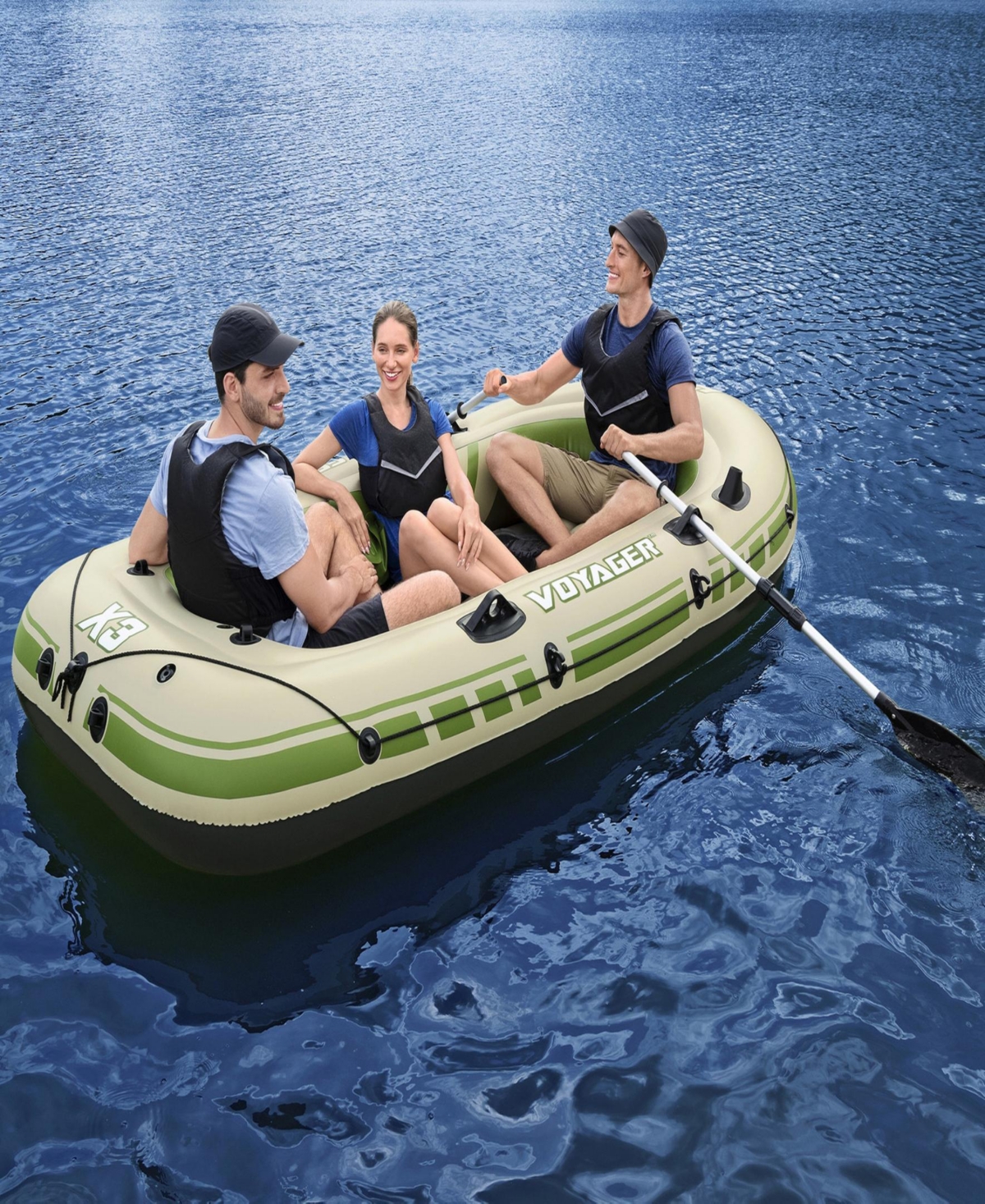 Bestway Hydro-force Treck X3 Inflatable Raft Set In Multi