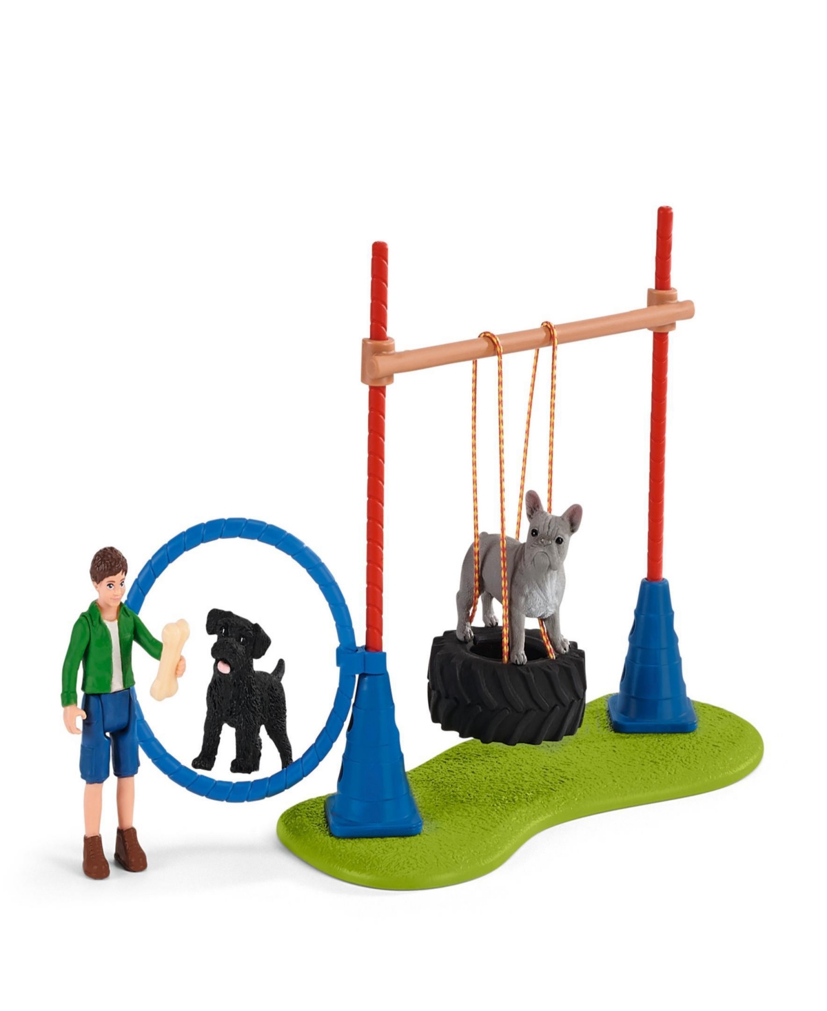 Schleich Farm World Puppy Agility Training Playset In Multi