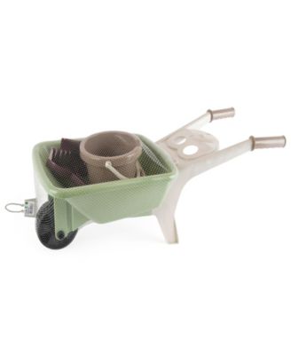 Green Garden Wheelbarrow Playset
