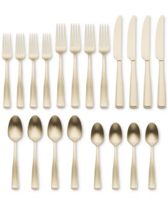 Reid Champagne 20-Pc. Flatware Set, Service for 4
