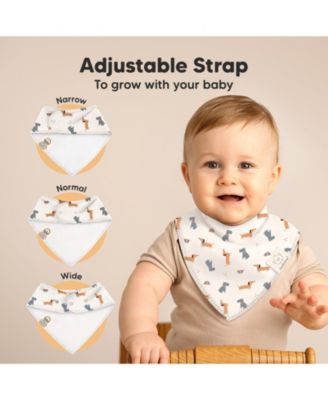 8pk Baby Bandana Bibs, Baby Drool Bibs for Baby Girl, Boy, Baby Bibs for Infant, Newborn