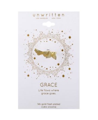 Cubic Zirconia Butterfly Bypass Ring