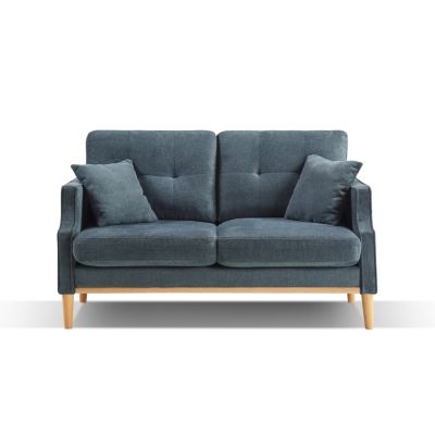 Modern 2-Seat Loveseat with USB Charging