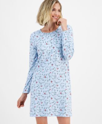 Women's Soft Knit Printed Sleepshirt