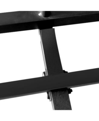 Queen Industrial Bed Frame with Rustic Headboard and Footboard-Queen Size