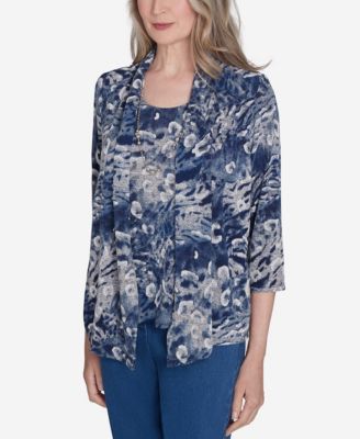 Classic Animal Melange Two in One Top