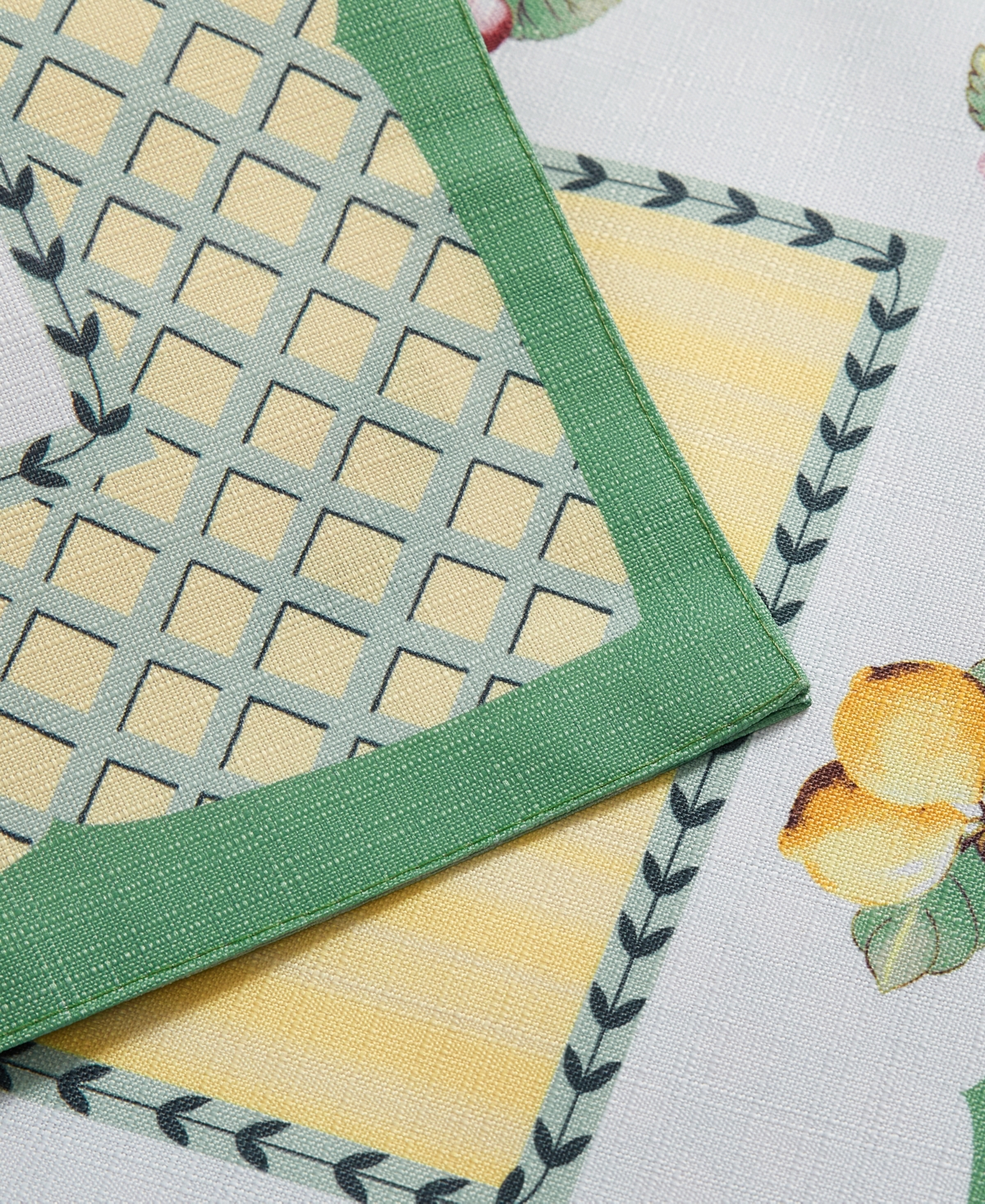 Elrene French Garden Stain And Water Resistant 14"x20" Placemats, Set Of 4 In Multi