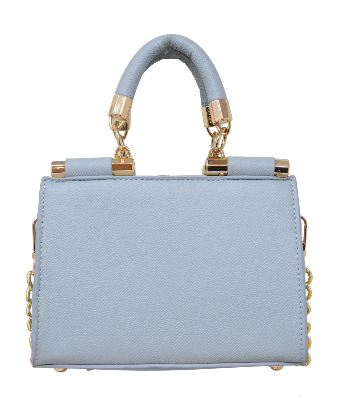 Женская сумка Bebe Alex Mini Satchel, цвет: Пыльный синий — фото 3