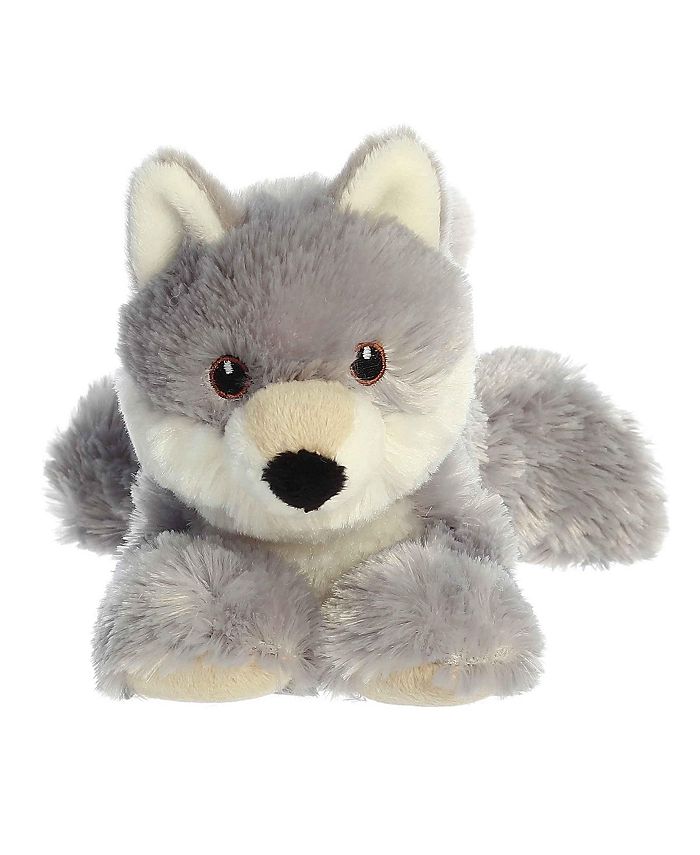 Aurora Small Eco Softies 8" Wolf Eco Nation Eco-Friendly Plush Toy Gray ...