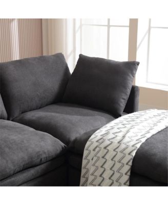 U-Shaped Sleeper Sectional Sofa