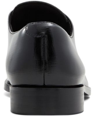 Men's Mackle Leather Lace Up Derby Shoes