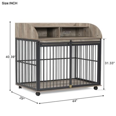 Streamdale Chic Dog House Furniture-Style Crate with Storage