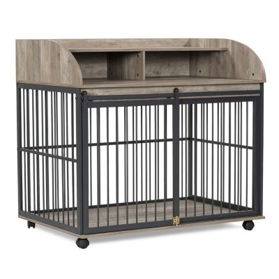 Streamdale Chic Dog House Furniture-Style Crate with Storage