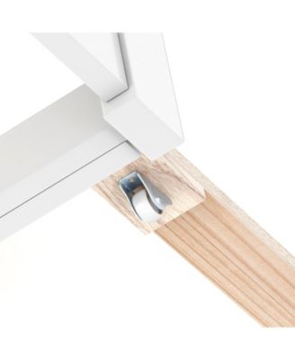 Twin Kids Wooden Platform Bed with Trundle Storage Headboard-Twin Size