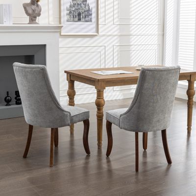 Luxurious Back Dining Chairs with High Backrest for Comfort