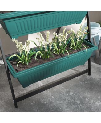 4-Tiered Vertical Garden Ergonomic, Space-Saving, Elevated Planter