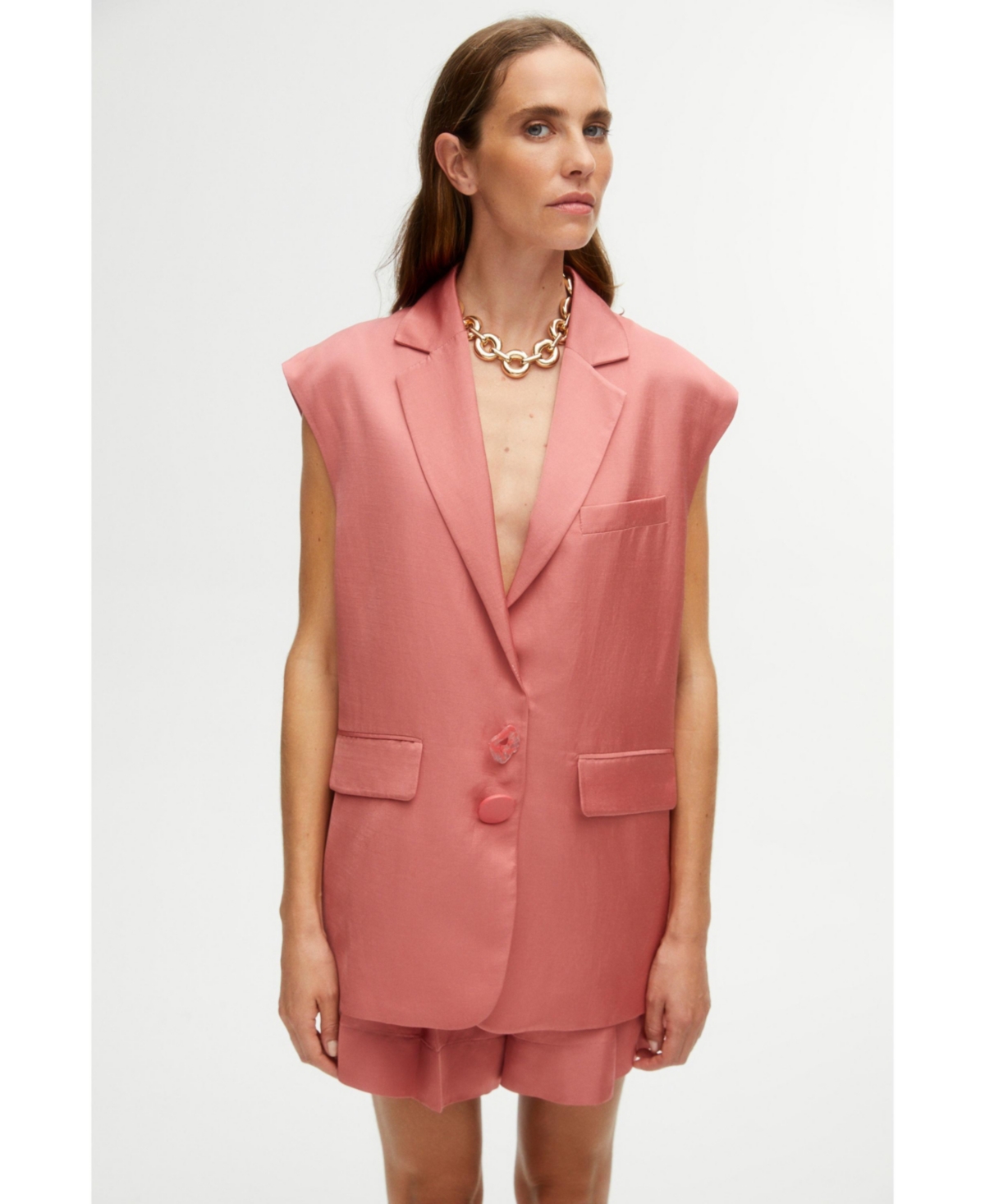 Nocturne Women's Lapel Collar Vest