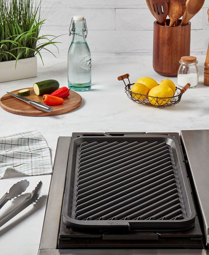 Denmark Tools for Cooks Cast Aluminum Rectangular Reversible Grill