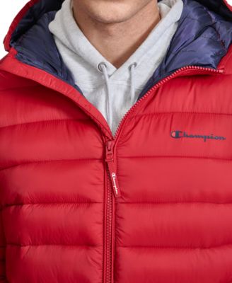 Men's Performance Quilted Hooded Jacket