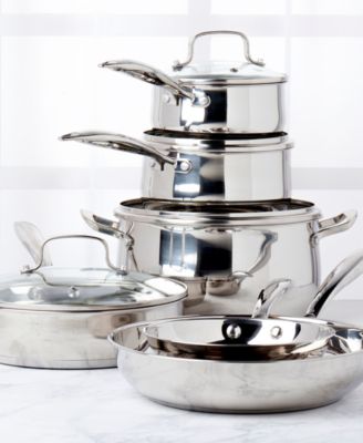 Tools for Cooks 10 Pc. Stainless Steel Cookware Set