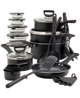 Basic Essentials Nonstick Aluminum Cookware Set Macy's