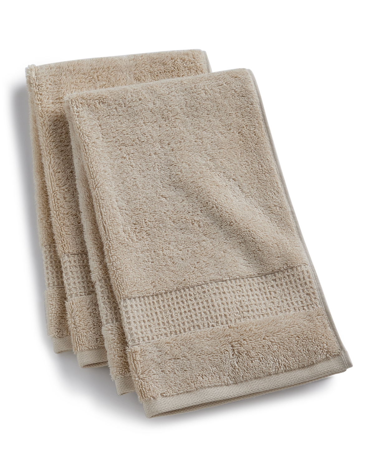 Oake Organic Cotton 2-pk. Hand Towel, Exclusively At Macy's In Sand