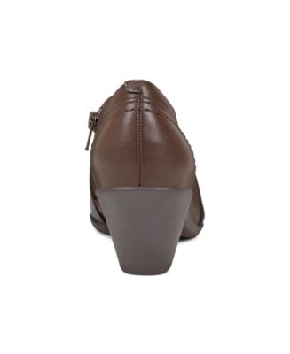 Women's Caine Side Zipper Block Heel Shooties