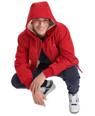 Men's Sport Shell Hooded Zipper Jacket 